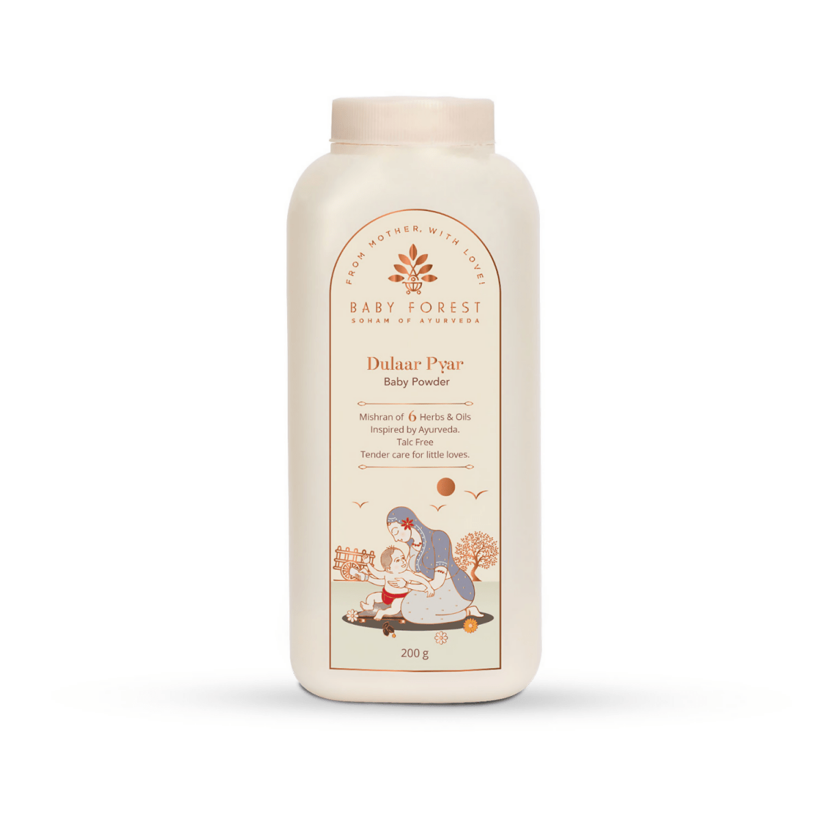 Baby Forest Dulaar Pyar Talc-Free Baby Powder | Grocsy
