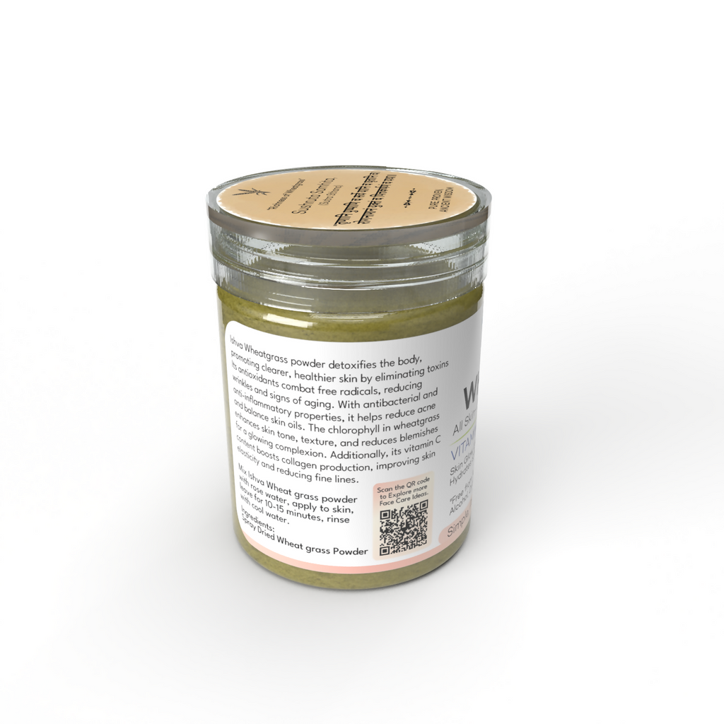 Ishva Wheatgrass Powder For Skin | Grocsy