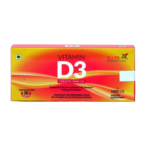 Allen Homeopathy Vitamin D3 Tablets | Grocsy
