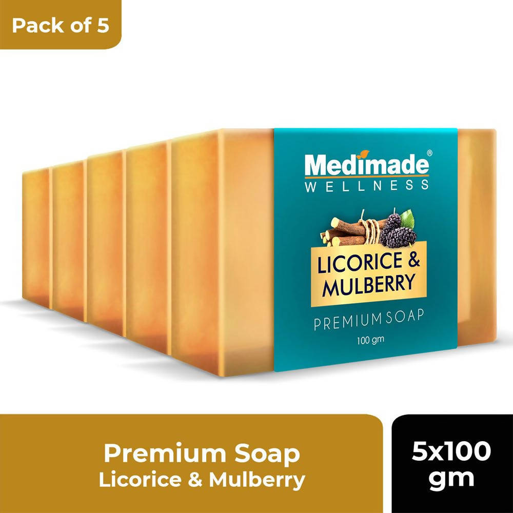 Medimade Wellness Licorice & Mulberry Premium Soap | Grocsy