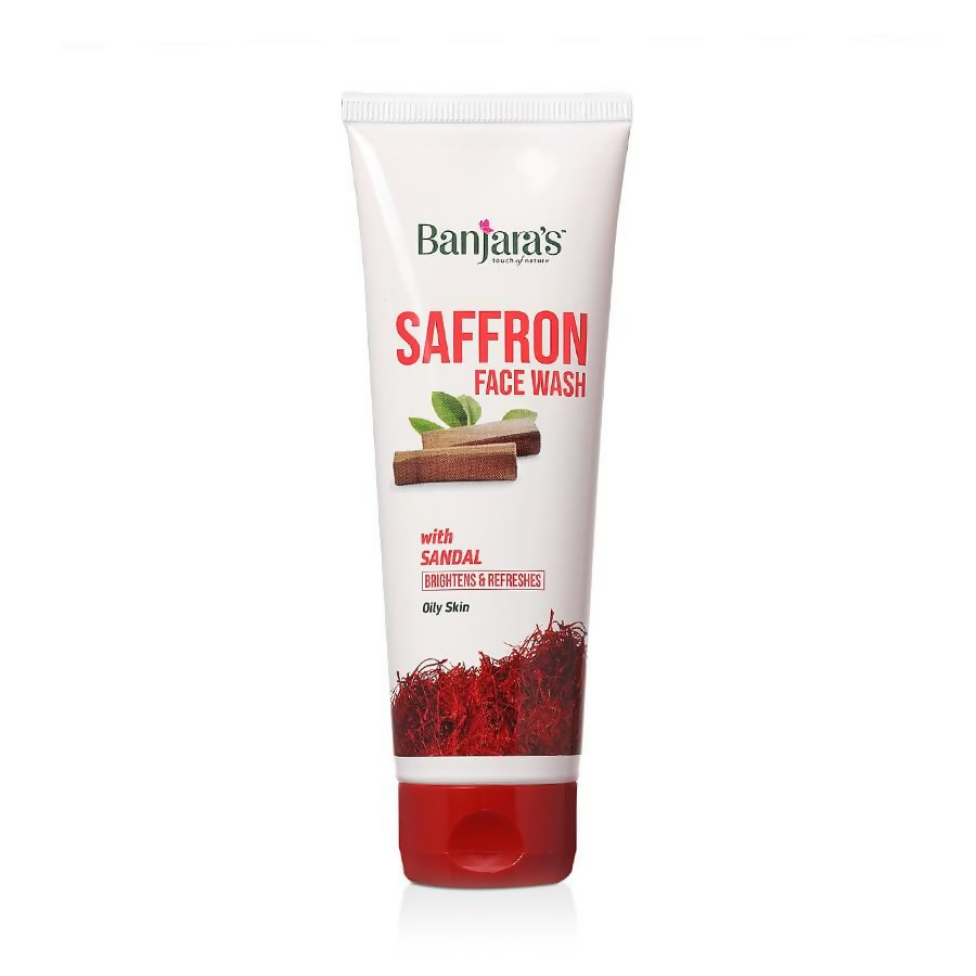 Banjara's Saffron Face Wash with Sandal | Grocsy