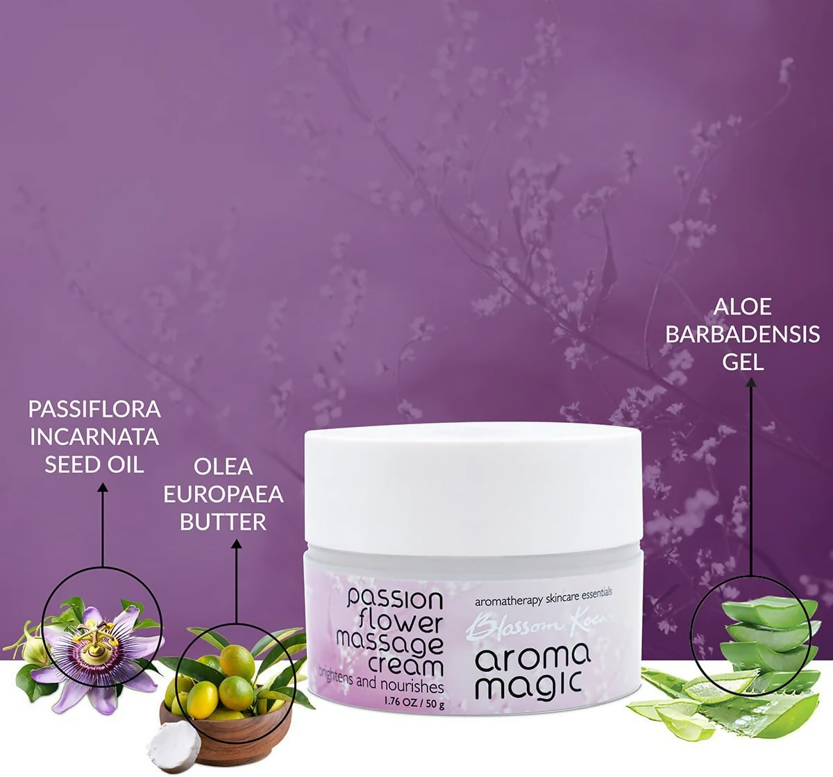 Aroma Magic Passion Flower Massage Cream | Grocsy