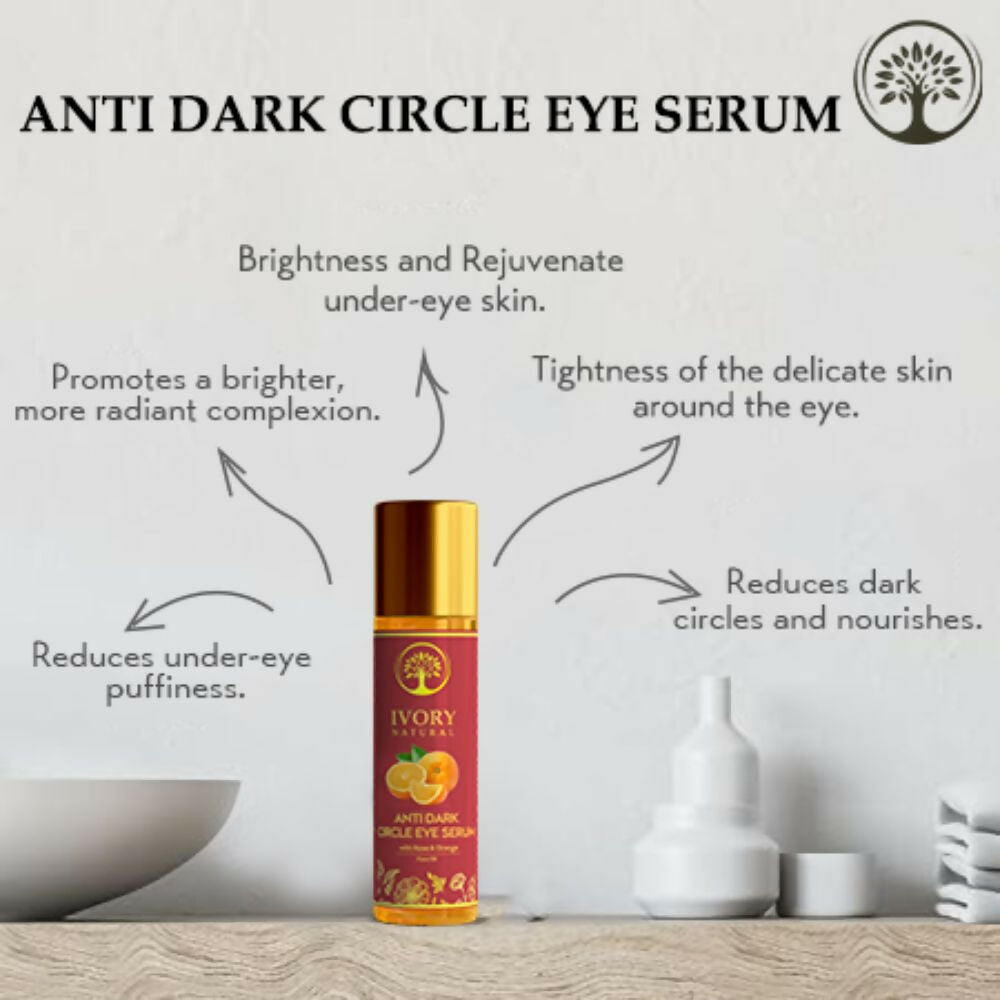 Ivory Natural Dark Circle Eye Serum For Dark Eye Circles, Under-Eye Patches, Swollen Eyes | Grocsy