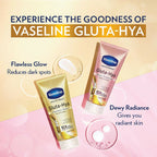 Vaseline Gluta Hya Serum-in-Lotion - Dewy Radiance, Overnight Radiance & Flawless Glow Combo | Grocsy