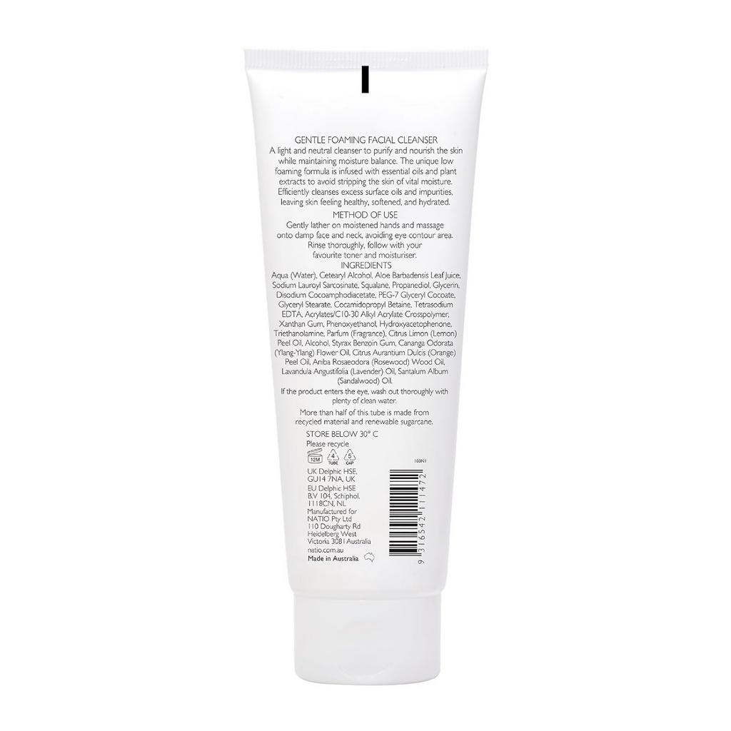 Natio Aromatherapy Gentle Foaming Facial Cleanser | Grocsy