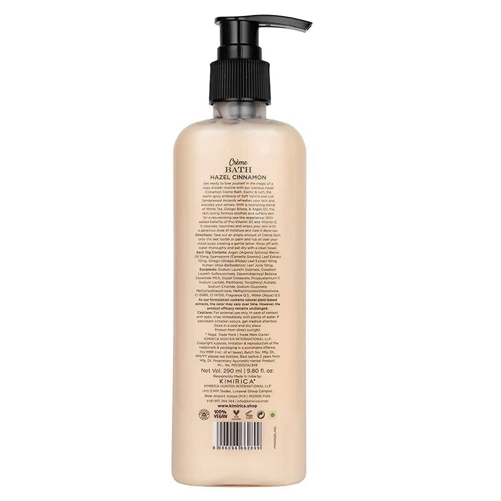 Kimirica Creme Bath Hazel Cinnamon Body Wash | Grocsy