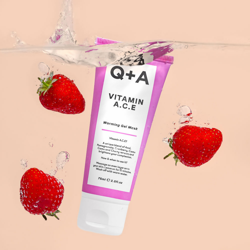 Q+A Vitamin A.C.E Warming Gel Mask | Grocsy