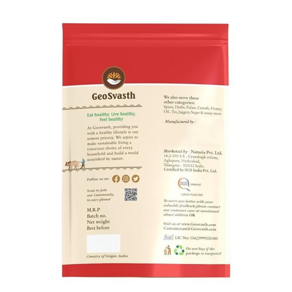 GeoSvasth Organic Flax Seeds | Grocsy