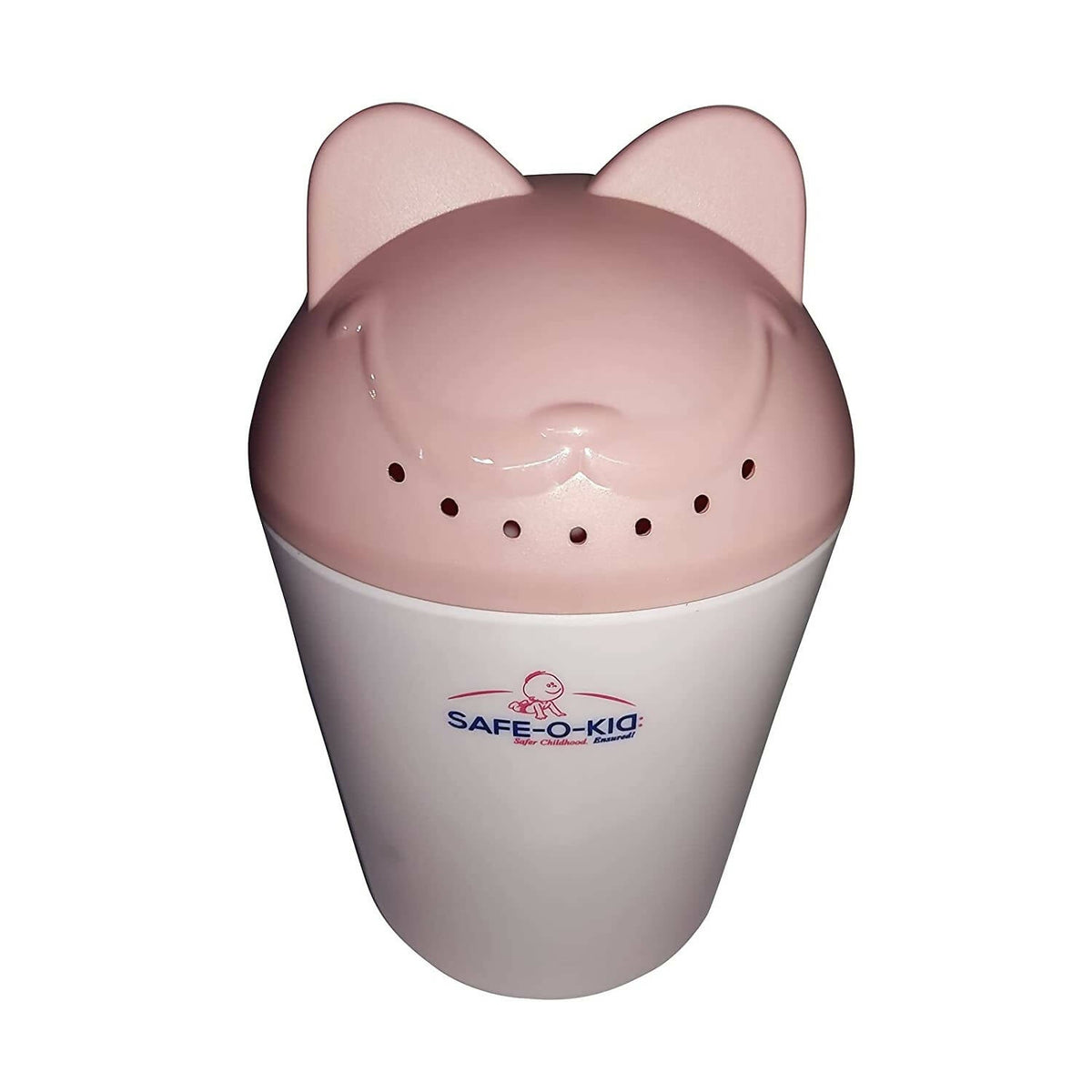 Safe-O-Kid Hair Washing Mug, Baby Shampoo Cup, Baby Shower, Baby Bath Rainer, Pink | Grocsy