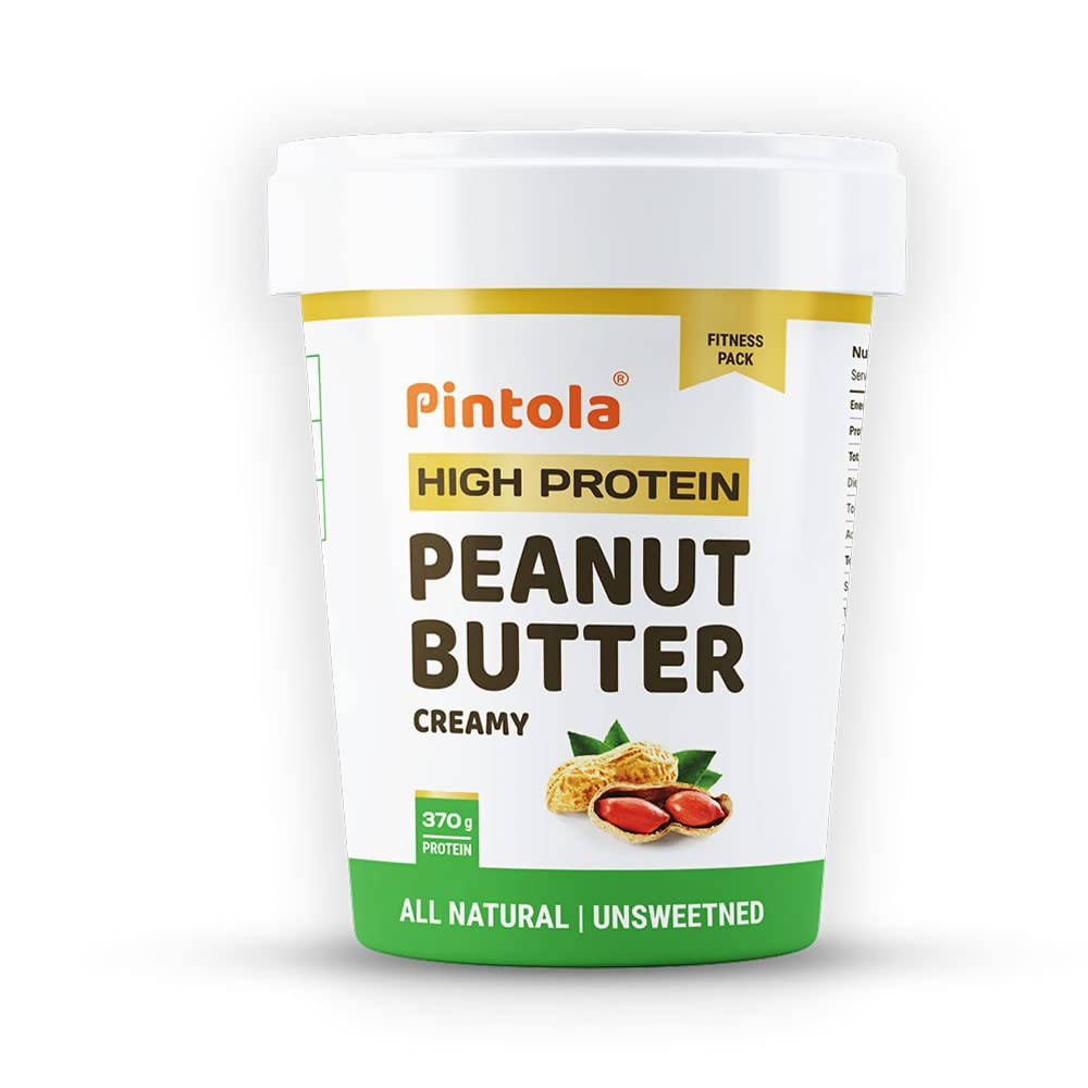 Pintola High Protein Natural Creamy Peanut Butter | Grocsy