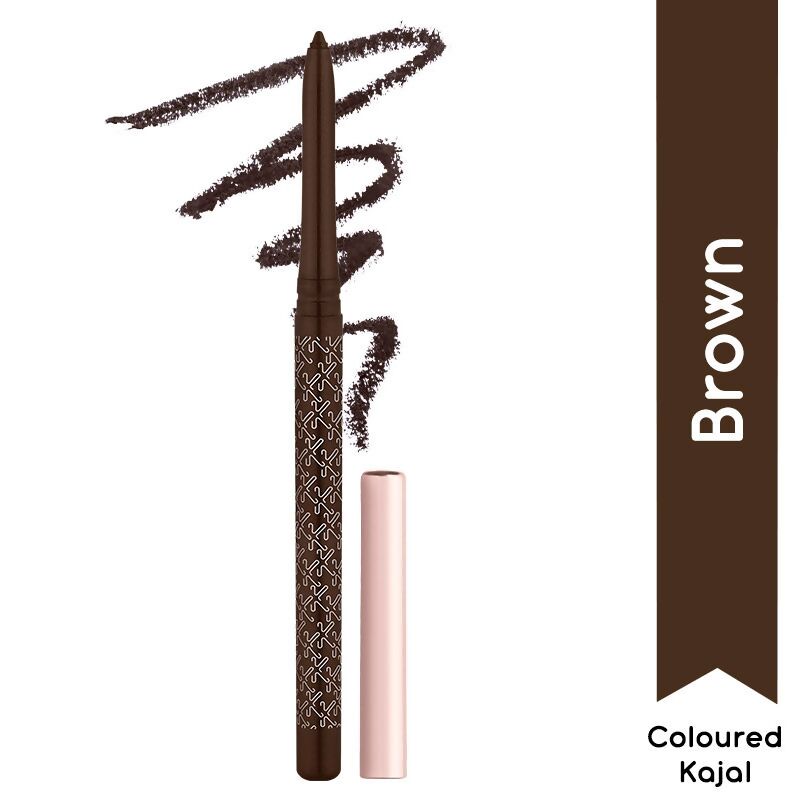 Kay Beauty By Katrina Kaif 24HR Coloured Matte Kajal - Brown | Grocsy