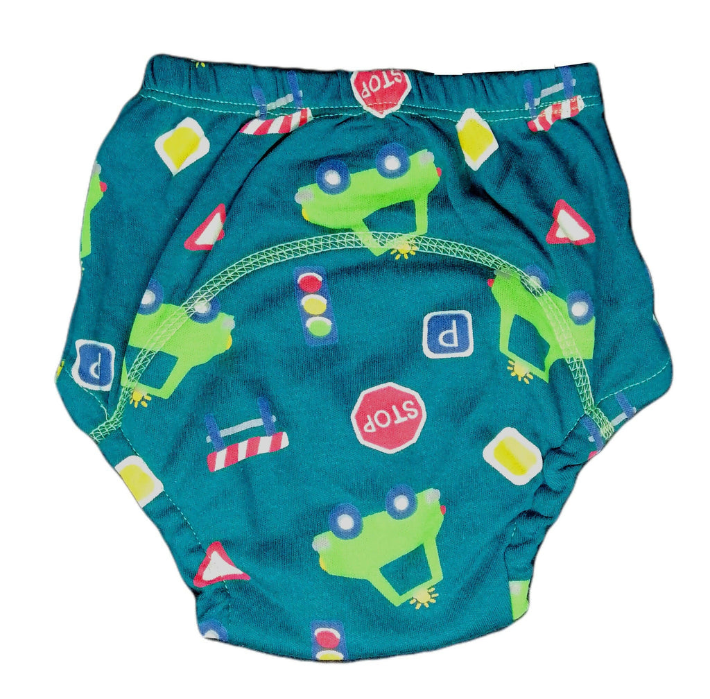 Kindermum Cotton Padded Pull Up Training Pants/Padded Underwear For Kids Sweet Treat & Transport-Set of 2 pcs | Grocsy