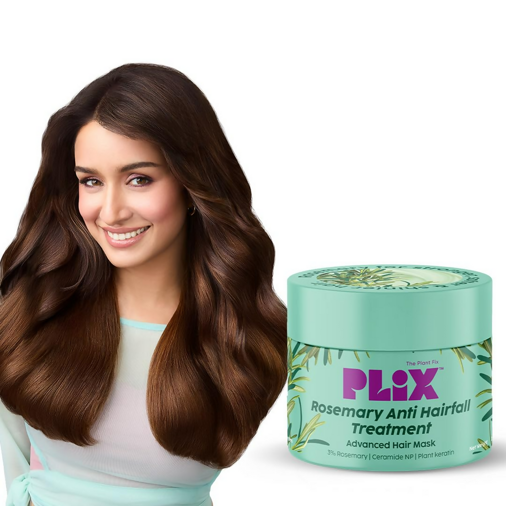 PLIX The Plant Fix Rosemary Anti-Hair Fall Treatment Advanced Hair Mask With 3% Rosemary Extract | Grocsy