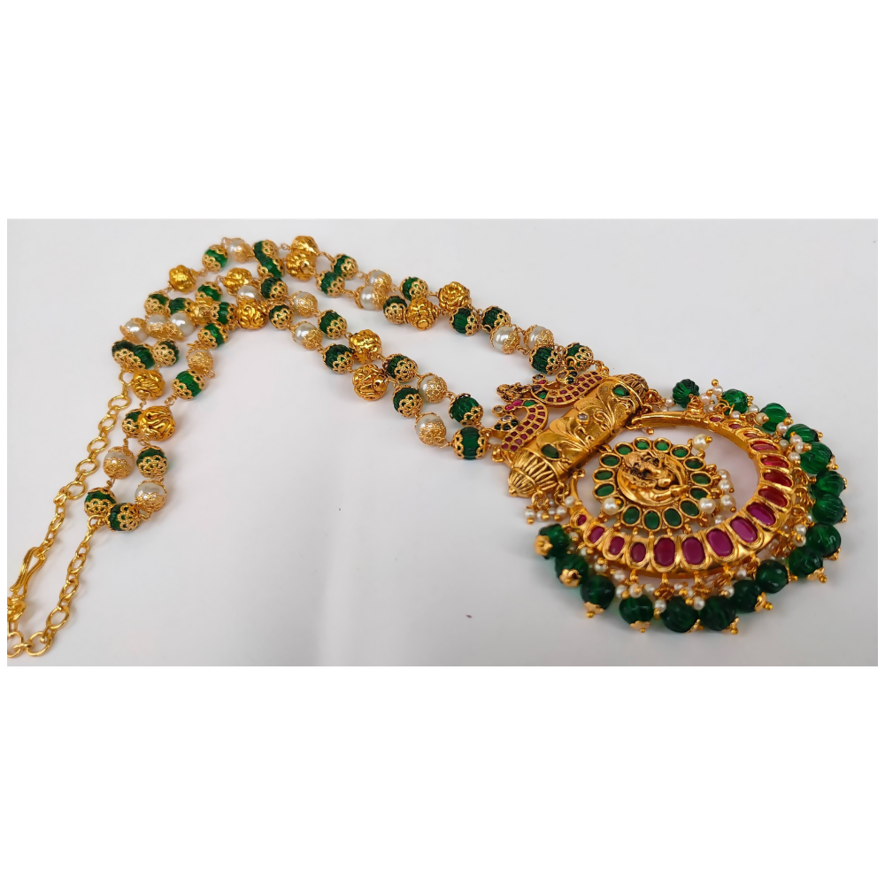 Beaded Ganesha Temple Necklace | Grocsy