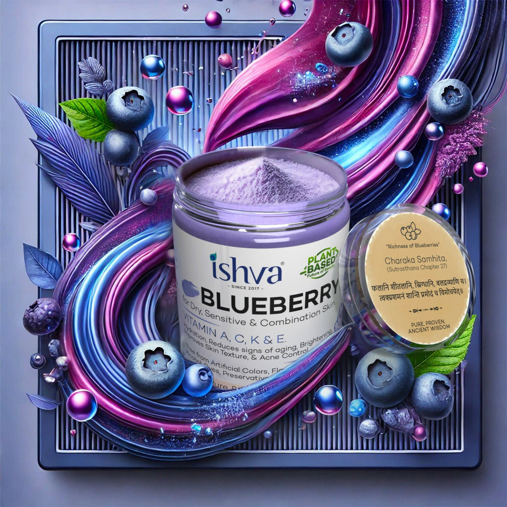 Ishva Blueberry Powder For Skin | Grocsy