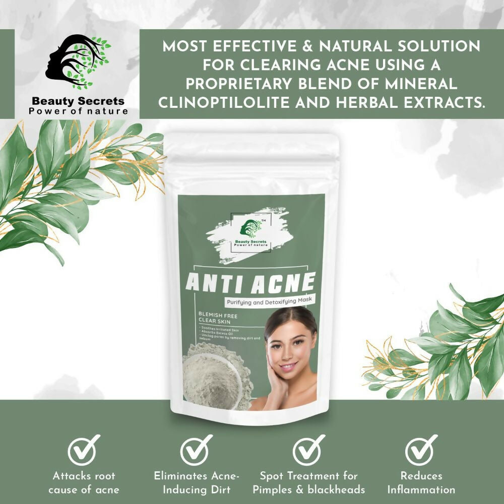 Beauty Secrets Anti Acne Face Mask | Grocsy