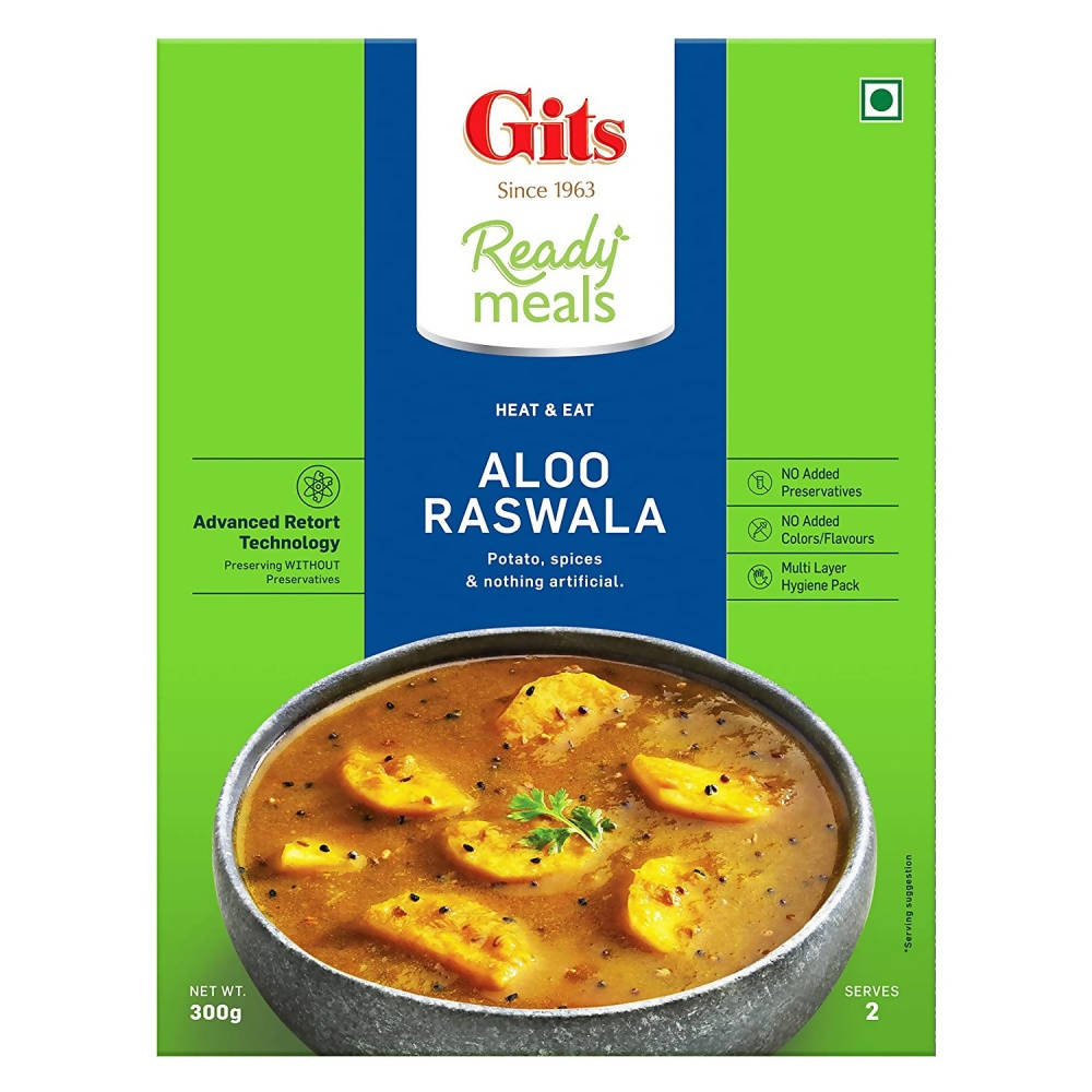 Gits Ready Meals Heat & Eat Aloo Raswala | Grocsy