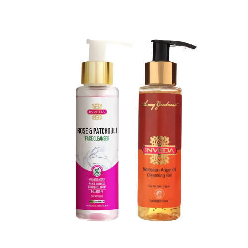 Inveda Face Cleanser And Face Gel | Grocsy