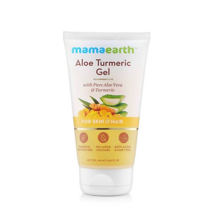 Mamaearth Aloe Turmeric Gel For Skin & Hair | Grocsy
