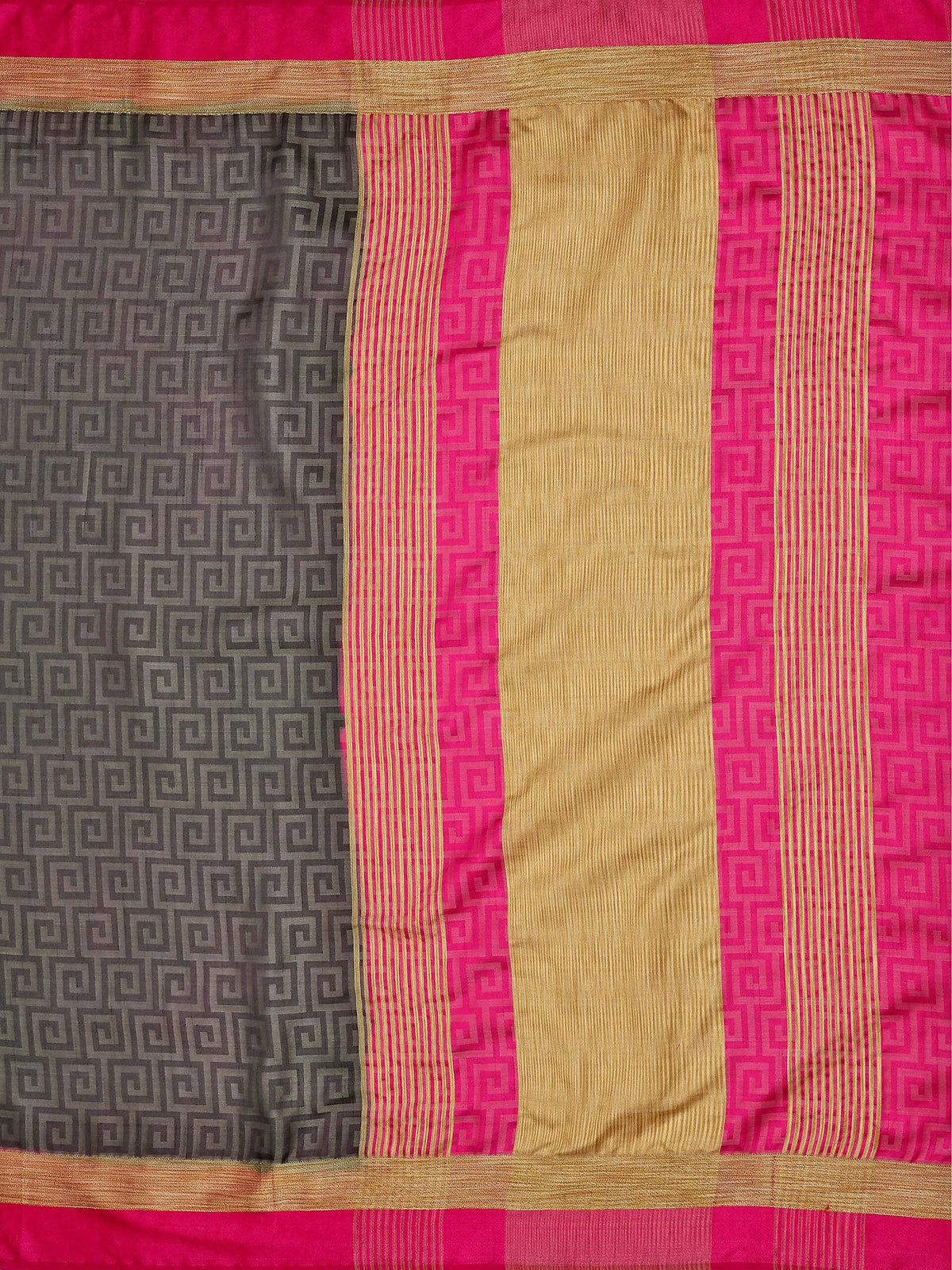 Mimosa Women's Banarasi Silk Black Saree | Grocsy