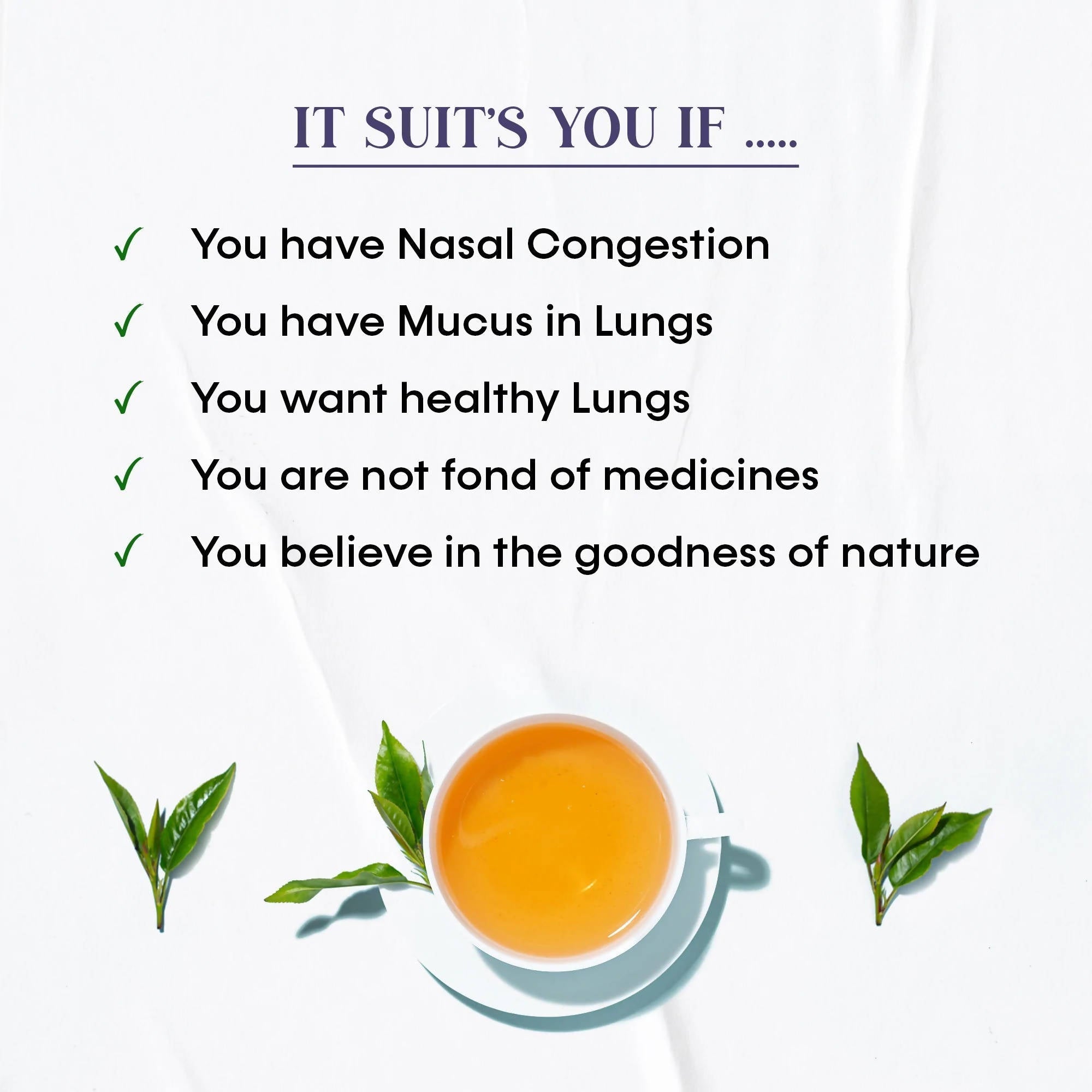 Oraah Lungs Cleanse Tea | Grocsy