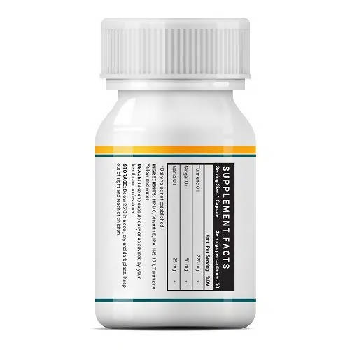 Inlife Turmeric Oil Ginger Oil Garlic Oil Capsules | Grocsy