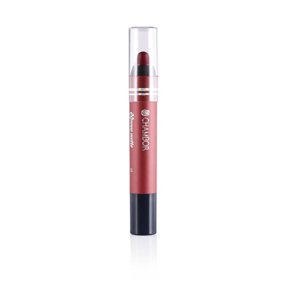 Chambor Indulgent Bordeaux 05 Extreme Matte Long Wear Lip Colour | Grocsy
