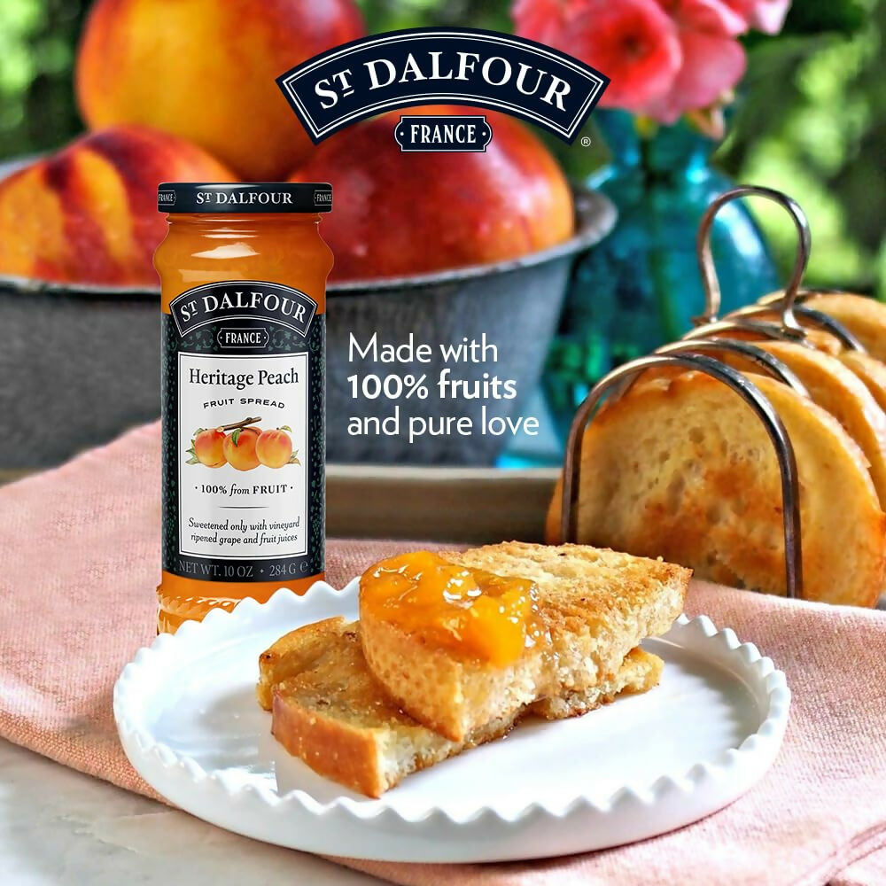 ST. DALFOUR Heritage Peach Fruit Spread | Grocsy