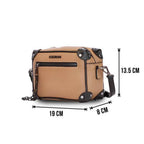Colorbar Pouch The Classic Crossbody - Tan | Grocsy