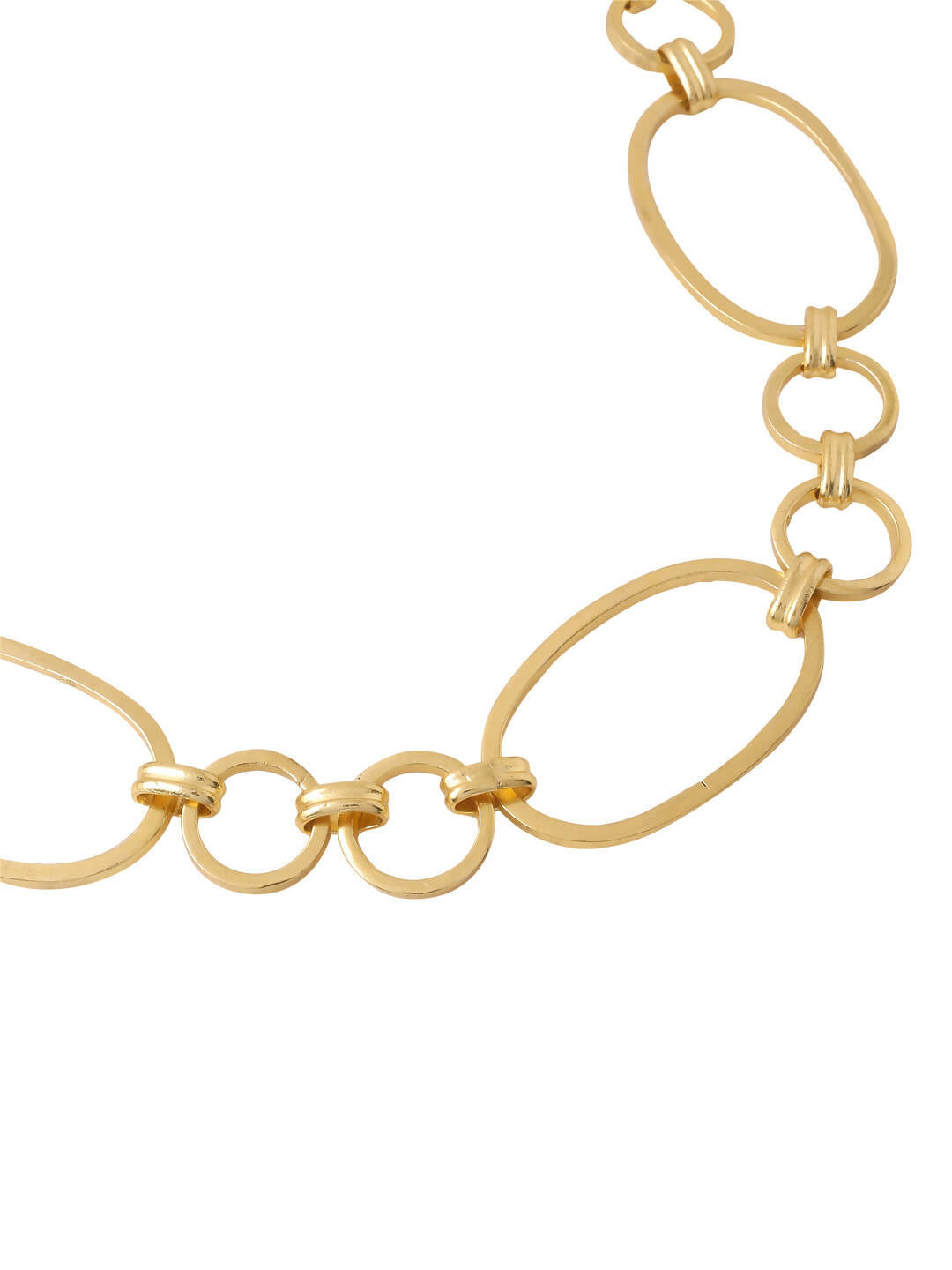 NVR Women Gold-Polished Statement Necklace | Grocsy