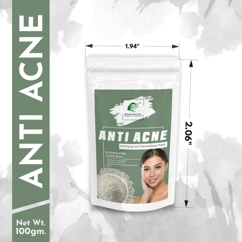 Beauty Secrets Anti Acne Face Mask | Grocsy