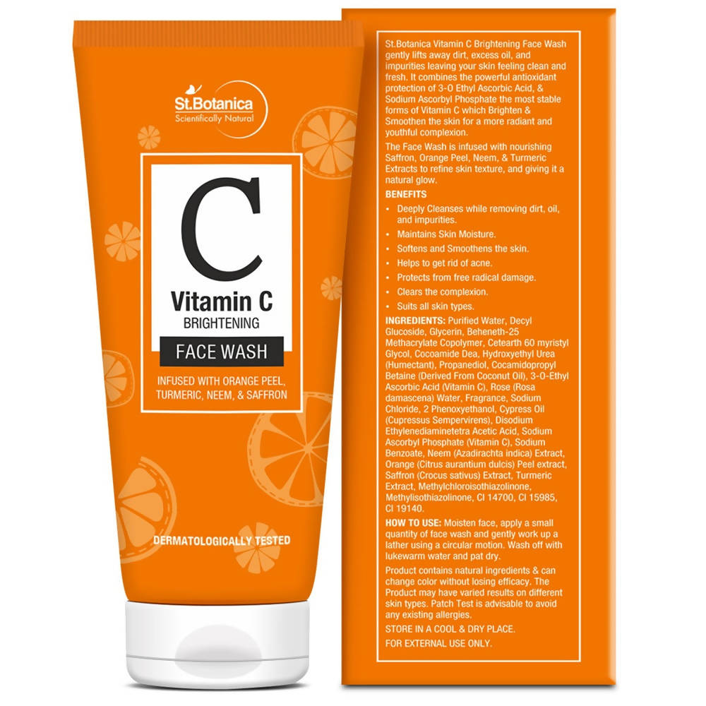 St.Botanica Vitamin C Brightening Face Wash | Grocsy