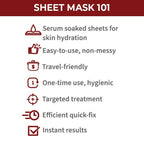 Nykaa Skin Secrets Exotic Indulgence Acai Berry + Pomegranate Sheet Mask For Youthful Skin | Grocsy