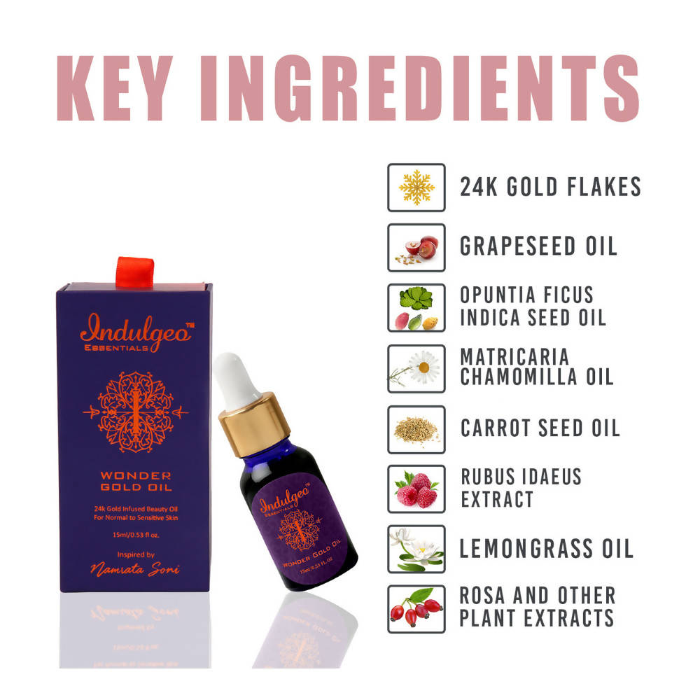 Indulgeo Essentials Wonder Gold Oil | Grocsy