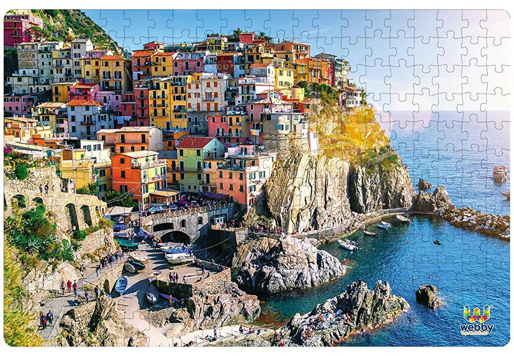 Webby Cinque Terre & Italy Jigsaw Puzzle- 252 Pcs | Grocsy