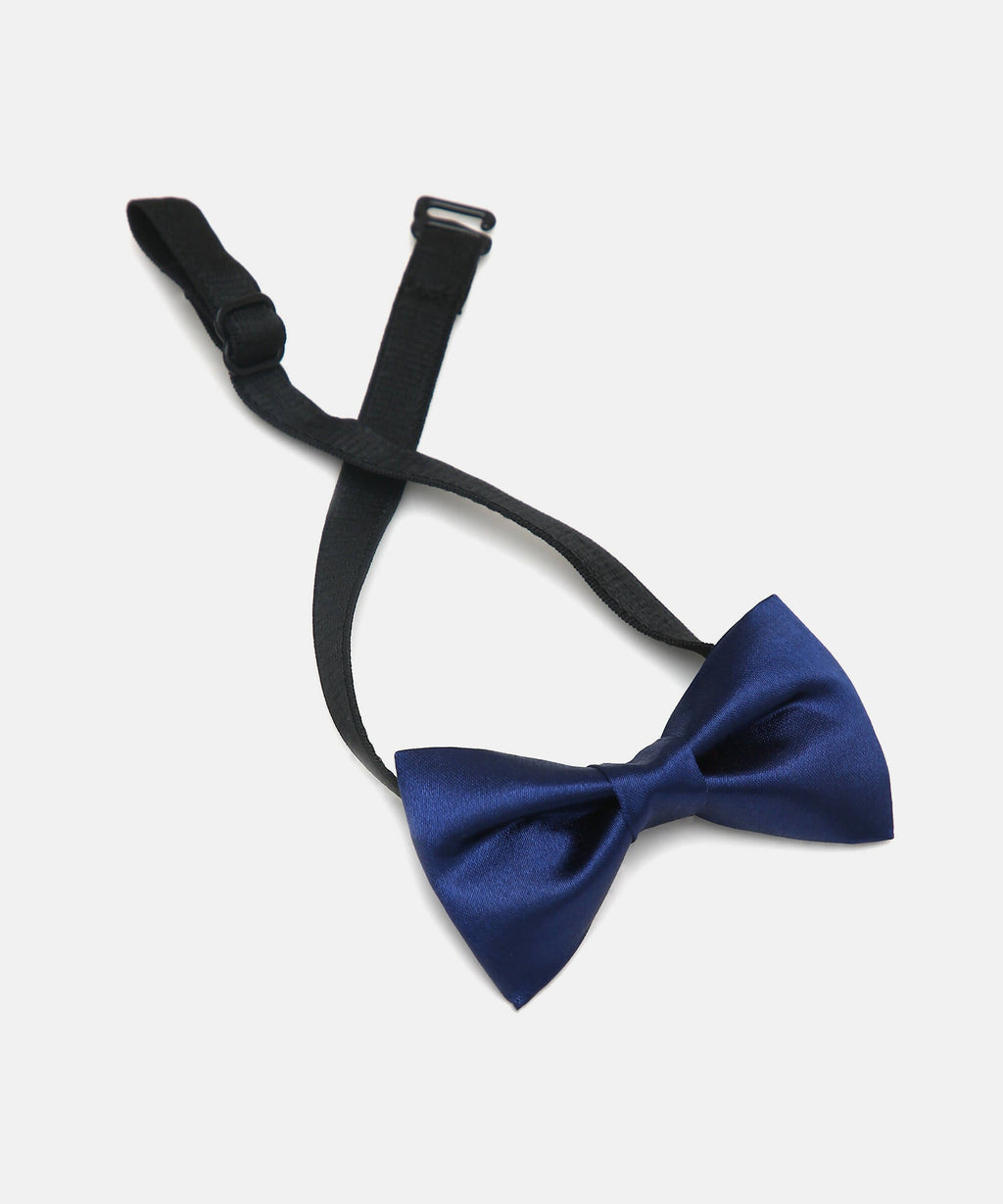 Manet Boys Solid Single Layer Bow - Blue | Grocsy