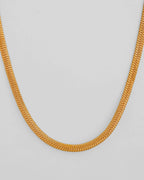 VOJ Men's Gold-Polished Thick Snake Chain | Grocsy
