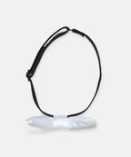 Manet Boys Solid Single Layer Bow - White | Grocsy