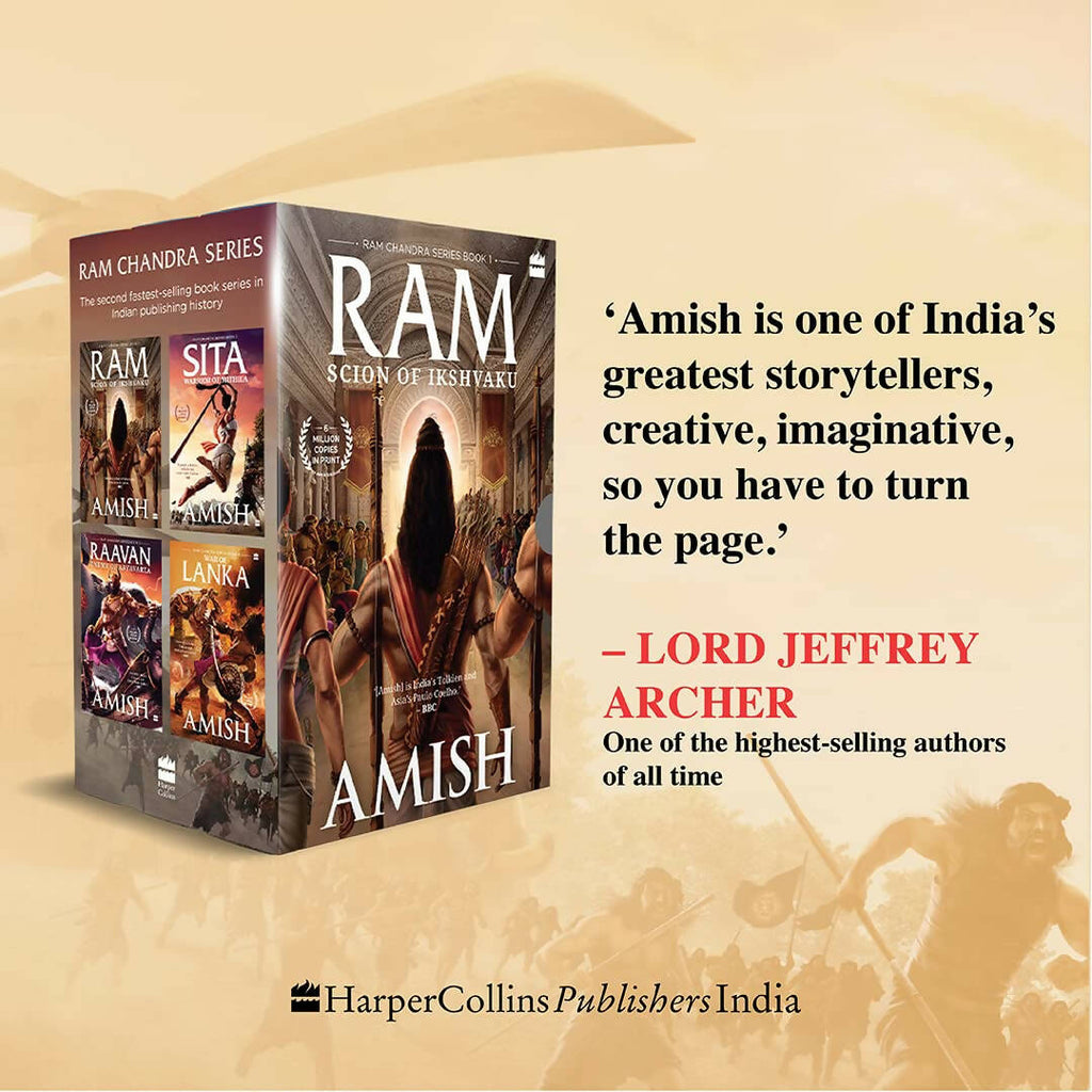 The Ram Chandra Series: Boxset of 4 Books by Amish Tripathi | Grocsy