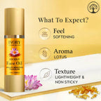 Ivory Natural 24K Gold Face Polish Oil For Luxurious Exfoliating And Rejuvenating Skincare | Grocsy