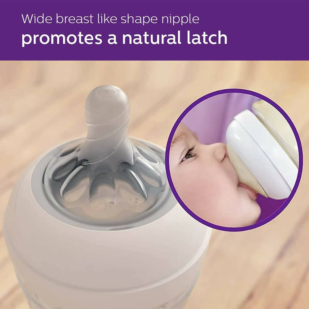 Philips Avent Natural 2. 0 Pink Feeding Bottle | Grocsy