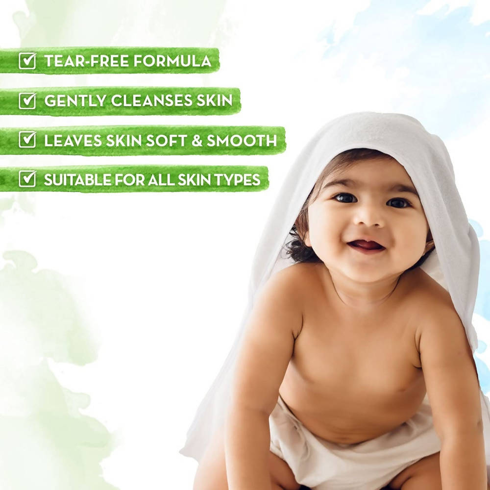 Mamaearth Milky Soft Baby Body Wash For Tear-Free Formula & Gently Cleanses Skin | Grocsy