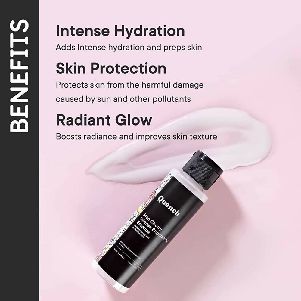 Quench Botanics Mon Cherry Intense Brightening Face Essence - Korean Skincare | Grocsy