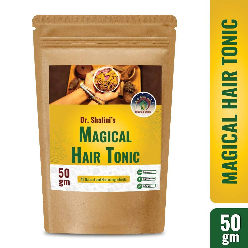 Brown & White Magical Hair Tonic | Grocsy
