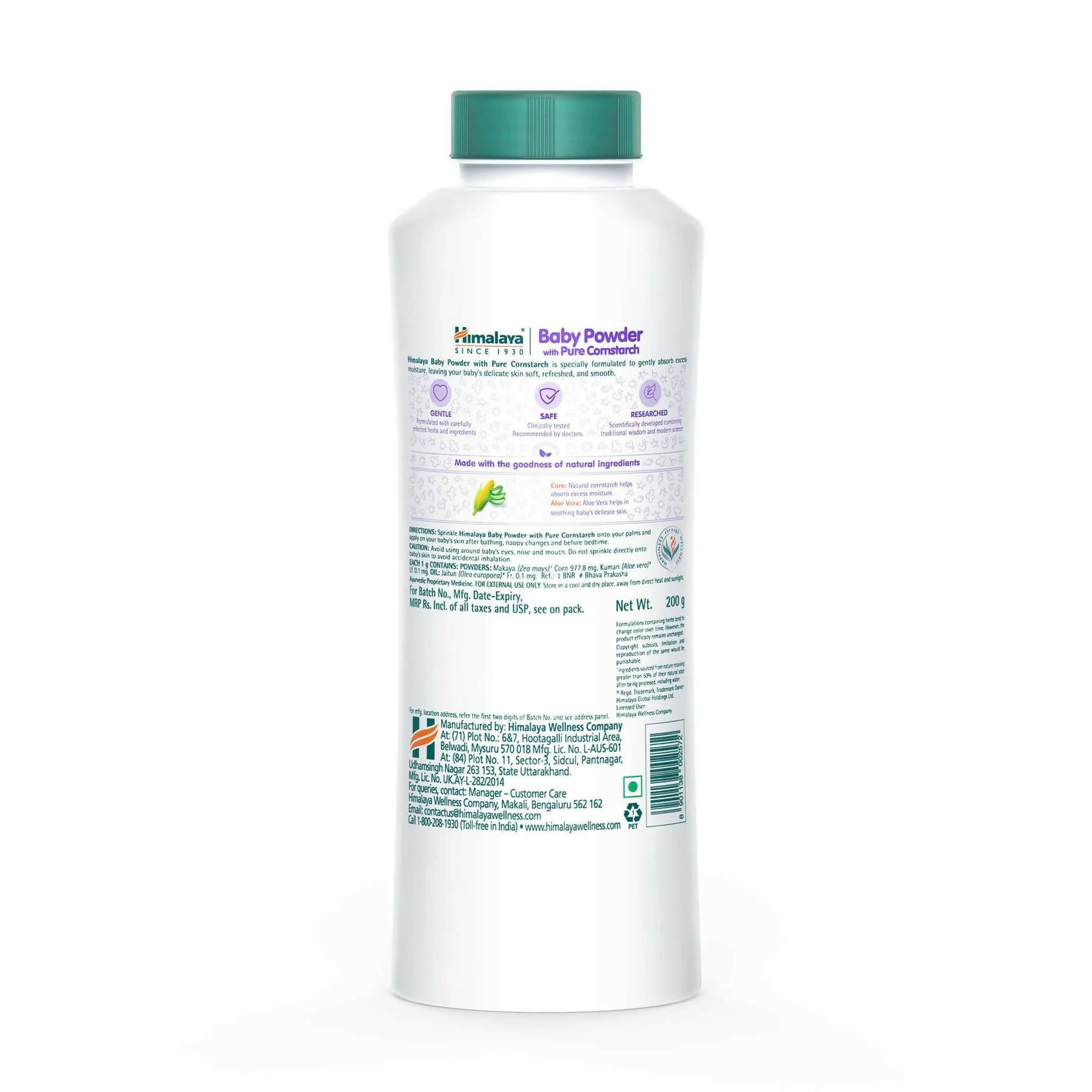 Himalaya Baby Powder with Pure Cornstarch | Grocsy
