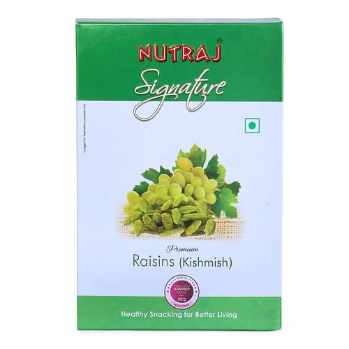 Nutraj Signature Premium Raisins (Kishmish) | Grocsy
