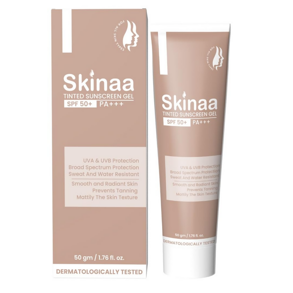 Skinaa Tinted Sunscreen SPF 50 PA+++ UVA & UVB Protection | Grocsy