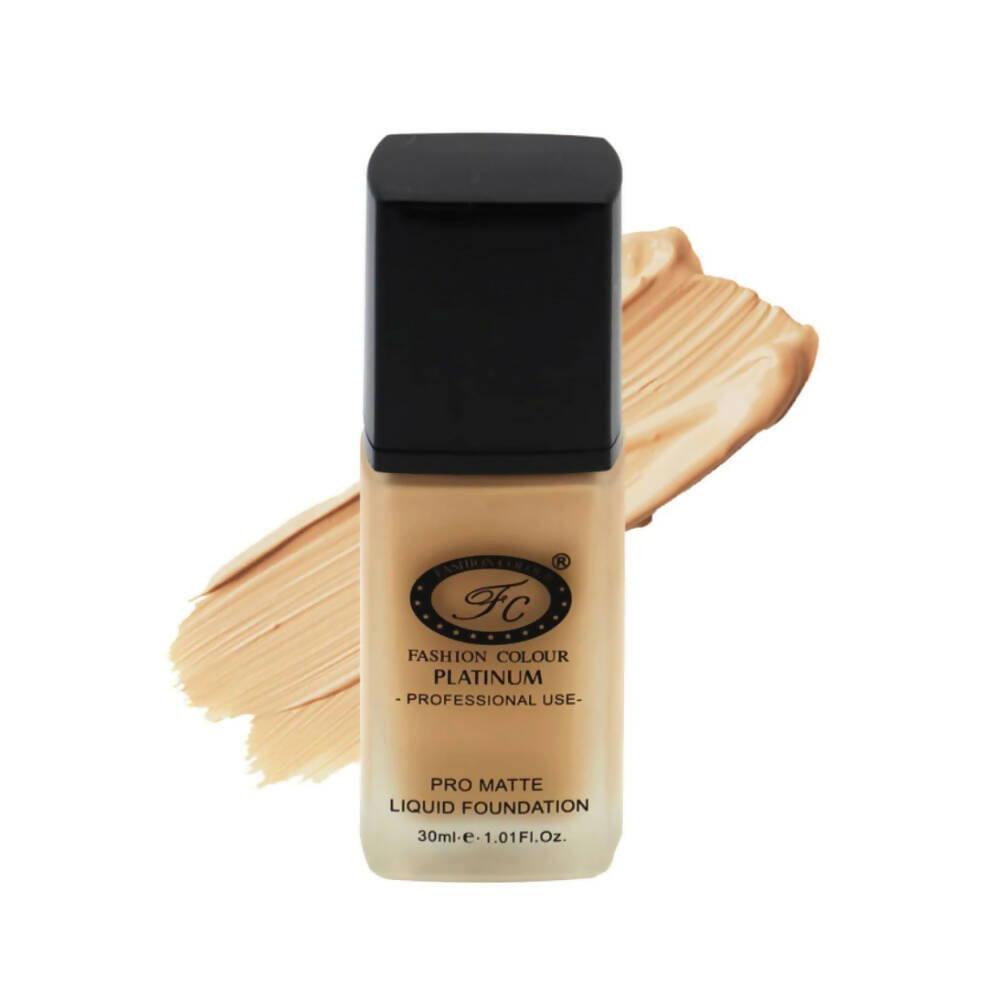 Fashion Colour Pro Matte Liquid Foundation-Sand (Banana Shade) | Grocsy