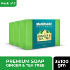 Medimade Wellness Ginger & Tea Tree Premium Soap | Grocsy