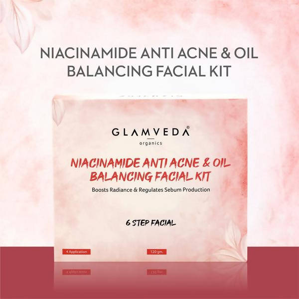 Glamveda Niacinamide Anti Acne Facial Kit | Grocsy